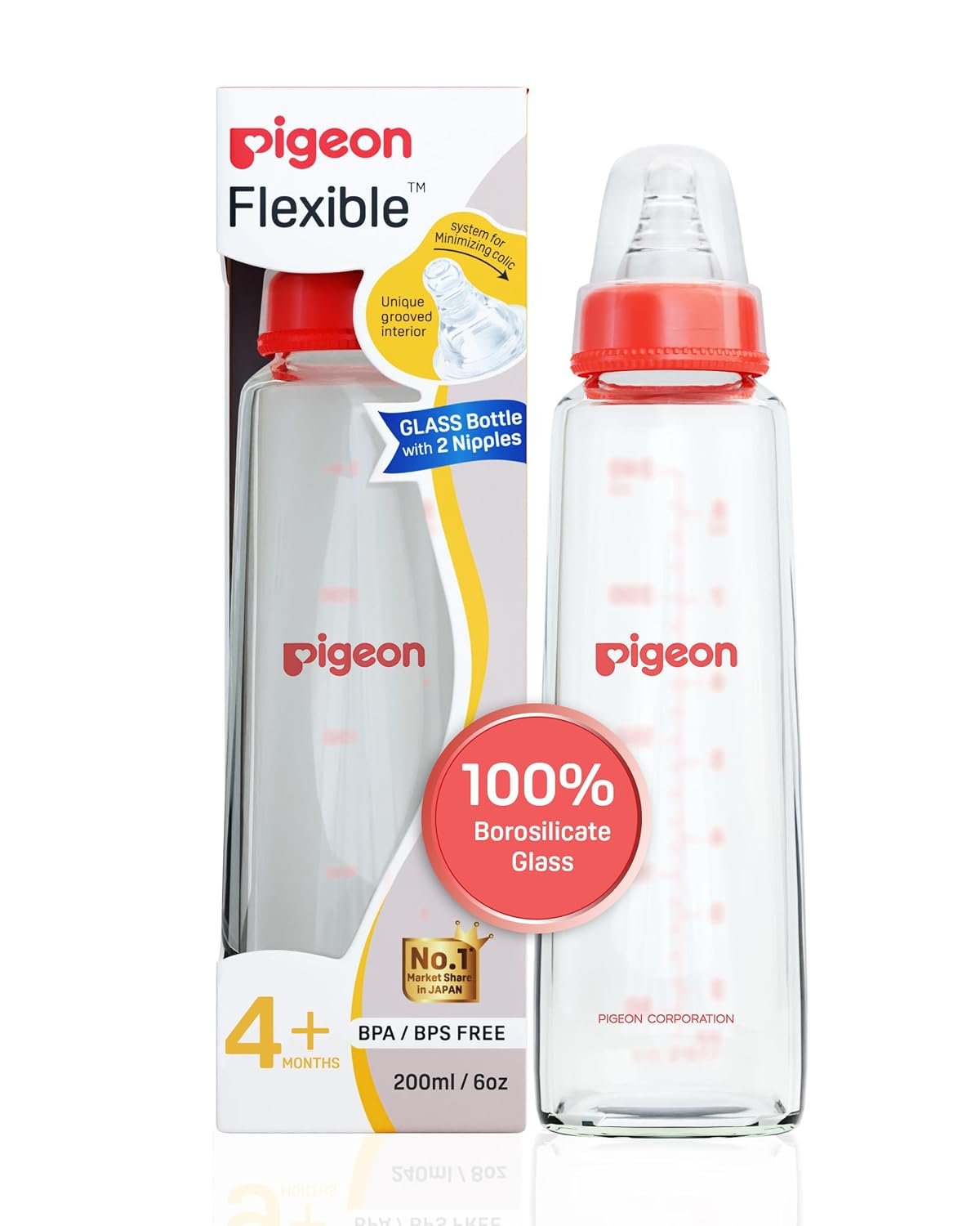 Pigeon Flexible PP Bottle 200ml