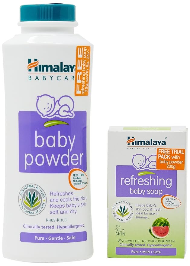 Himalaya Baby Powder 200g + Himalaya Baby Soap 75g - Image 2